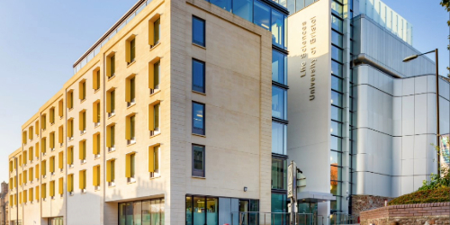 External photo of the Life Sciences Building